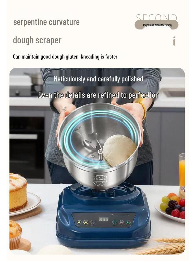 Impastatrice Elettrica per Impasti di Grande Capacità con Lievitazione & Fermentazione, Impastatrice in Acciaio Inossidabile