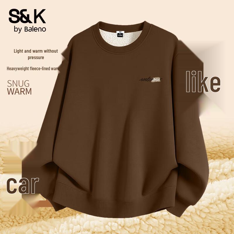 Baleno S&K Men's Thickened Casual Long Sleeve Sweatshirt