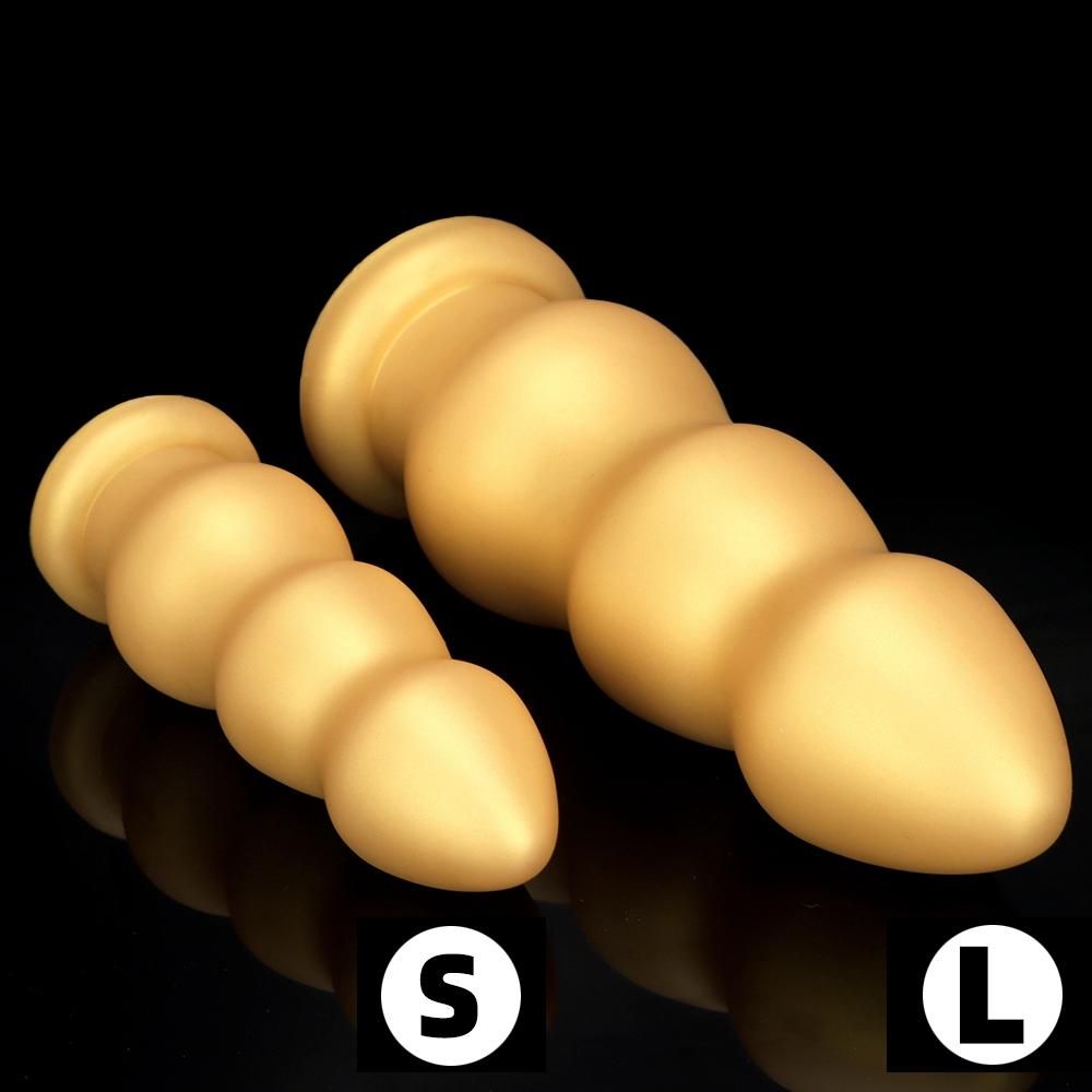 Huge Anal Plug Super Soft Silicone Dildo Anal Plug Anal Beads Prostate Massage Big Butt Plug Sex Toys for Men Women
