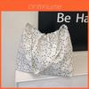 Summer Fabric Shoulder Bag With Pleated Pattern And Inner Phone Pocket For Street Style