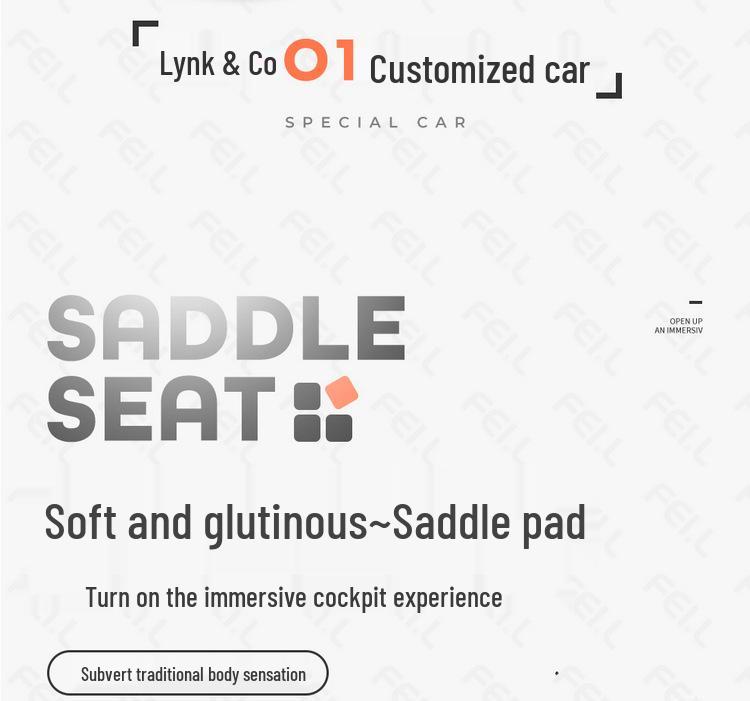 Lynk 01 Model 2024 2.0TD Voorwielaandrijving Suède Zadelonderlegger Universeel Stoelkussen