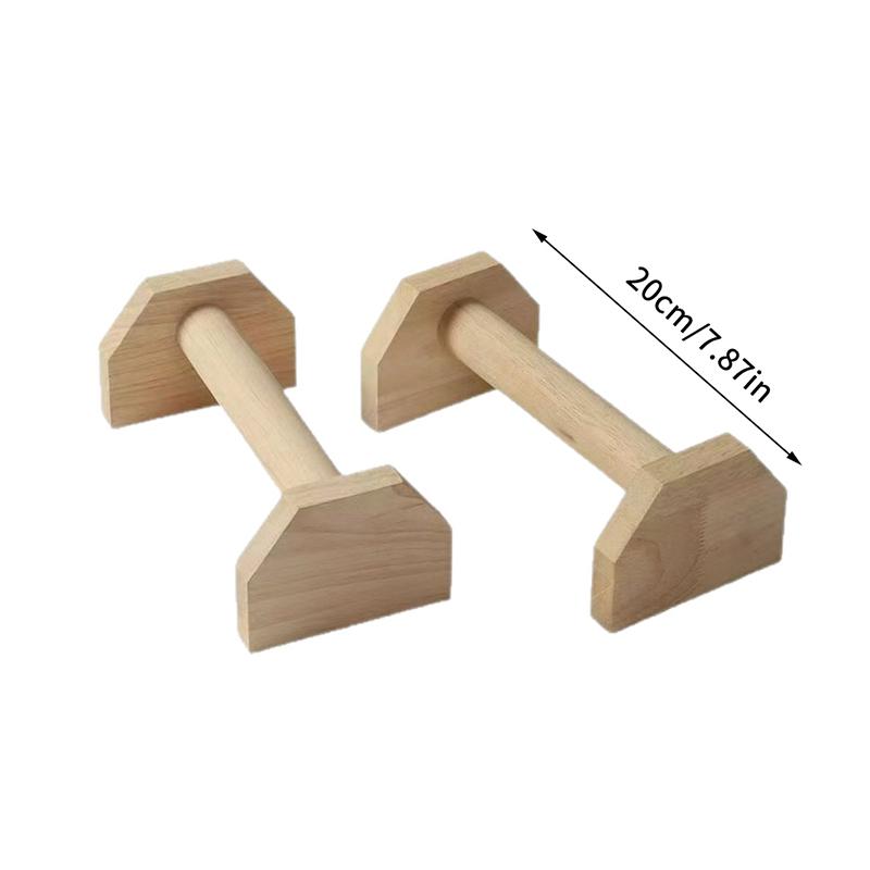 Wood Push Up Bars Parallettes For Home Gym Fitness, Portable Push Up Stands Exercise Equipment, Handles Yoga Training