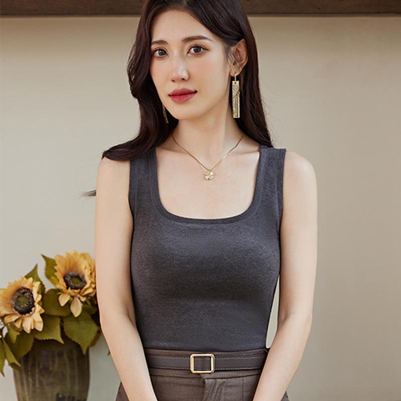 Seamless Warm Sleeveless Vest for Women - Autumn/Winter Style 8812