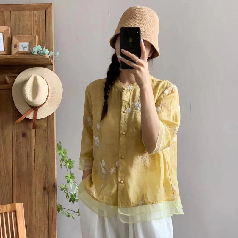 Winter 2025 Elegant Loose Fit Tencel Blend Cable Knit Round Neck Shirt