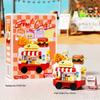 Mekensm Micro-Particle Building Blocks Educational Vending Cart Model Toy for Kids