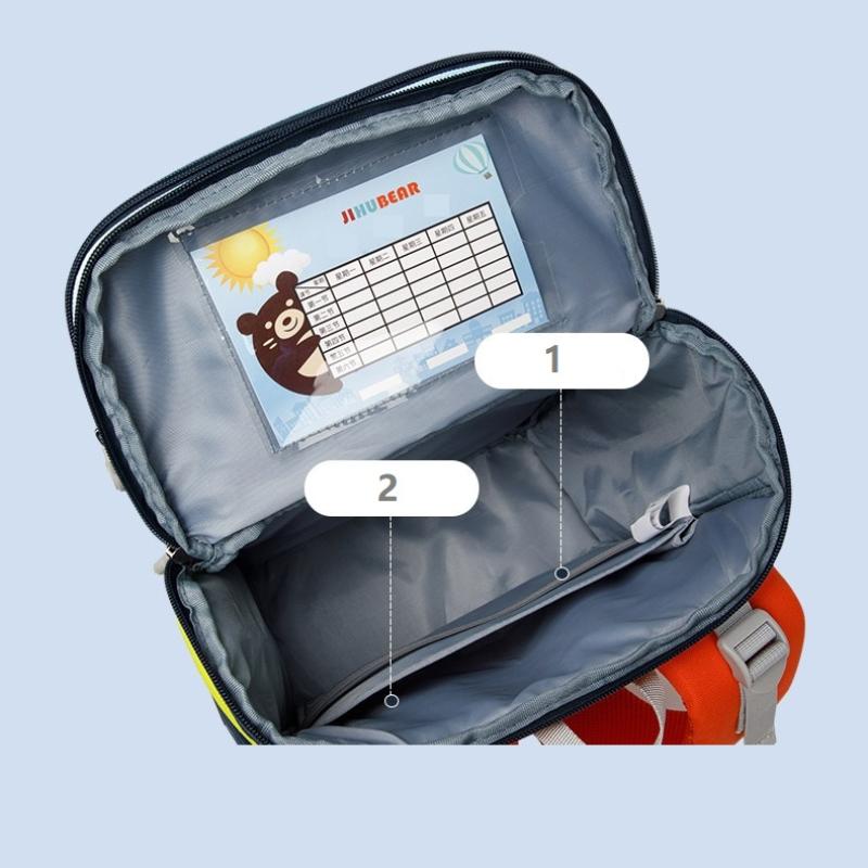 Lightweight Spine Protection Backpack for Primary School Kids Ergonomic Schoolbag