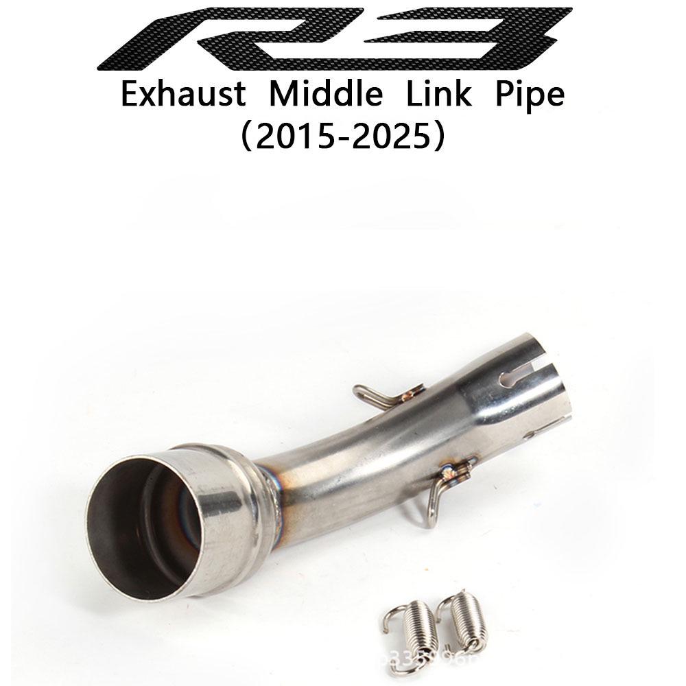 Tuyau intermédiaire pour moto Yamaha R25/R3 en acier inoxydable