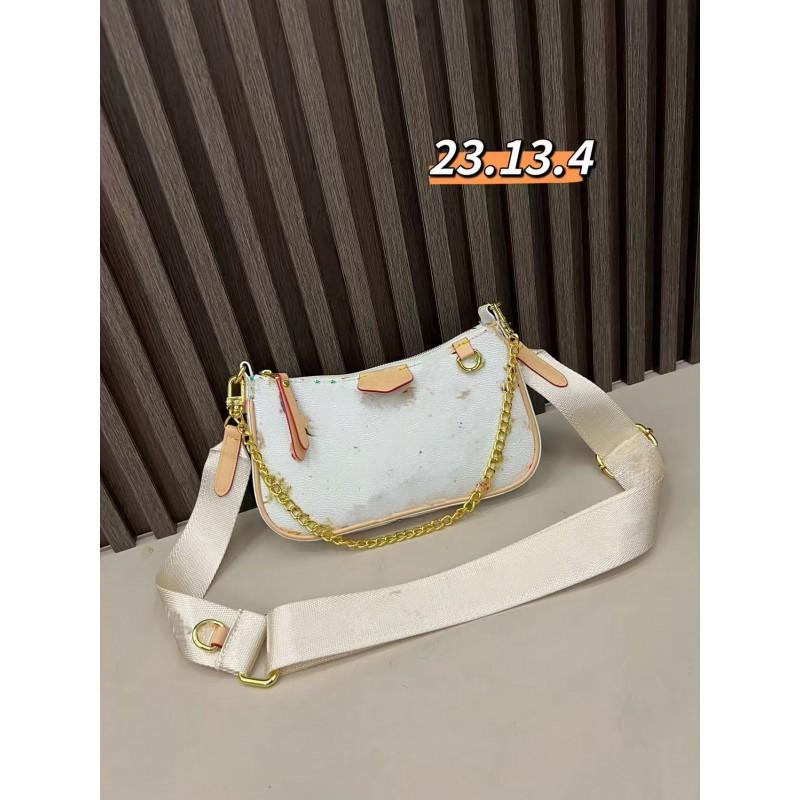 Stylish PU Leather Crossbody Bag With Chain Strap Embossed Print Small Square Shoulder Daily Wear