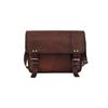 18 In Goat Leather Messenger Bag Office School Laptop Satchel Shoulder Bags