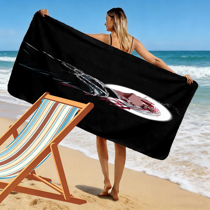 Vibrant Anime Spirit Beach Towel Beach Towel for Vacation Photos Soft Seaside Absorbent Bath Towel Outdoor Pool Towel Outdoor Picnic Beach Mat Beach