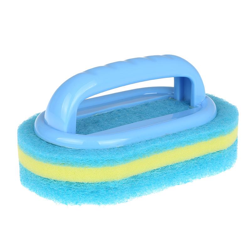 

Щетка для чистки кухни Устройство для мытья посуды Ванная комната Туалет Кухонная щетка для чистки стеклянных стен с ручкой Губка Горшок Губка Щетка