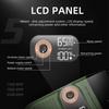 2 In 1 Rechargeable Electric Shaver LCD Display Portable Cordless Men Reciprocating Razor Beard Trimmer