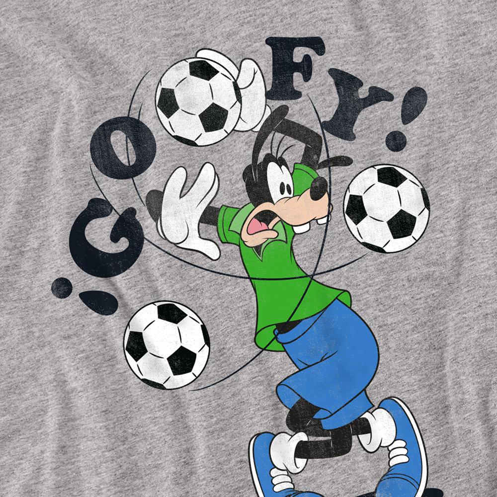Disney Unisex Adult Goofy Football Midweight Long-Sleeved T-Shirt