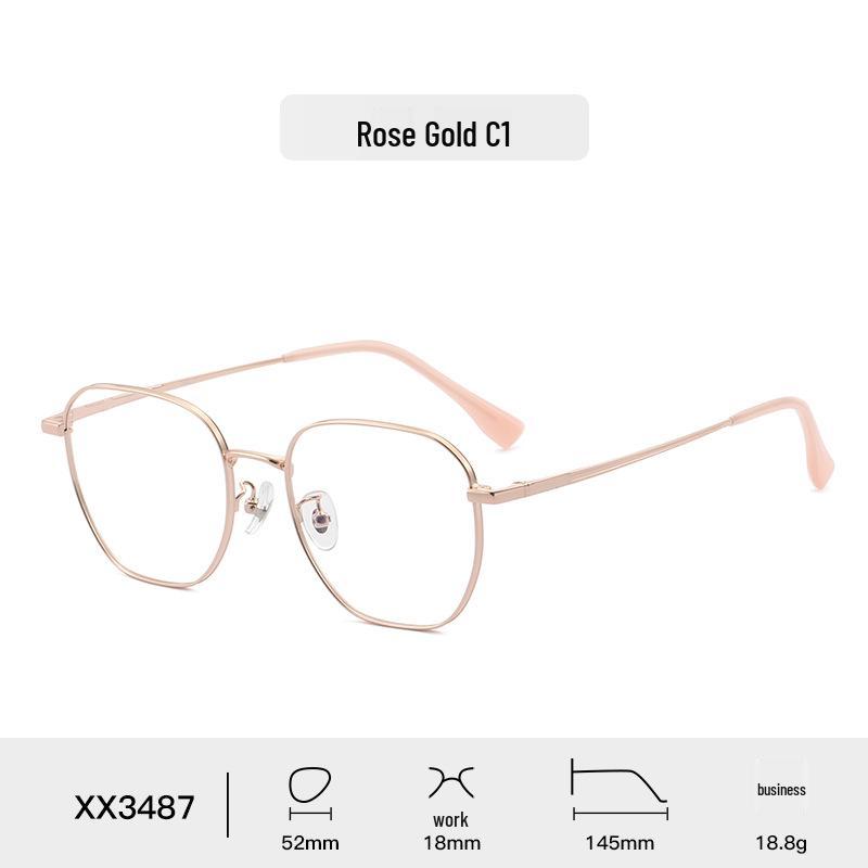 

Металлические очки круглой формы класса люкс для мужчин и женщин