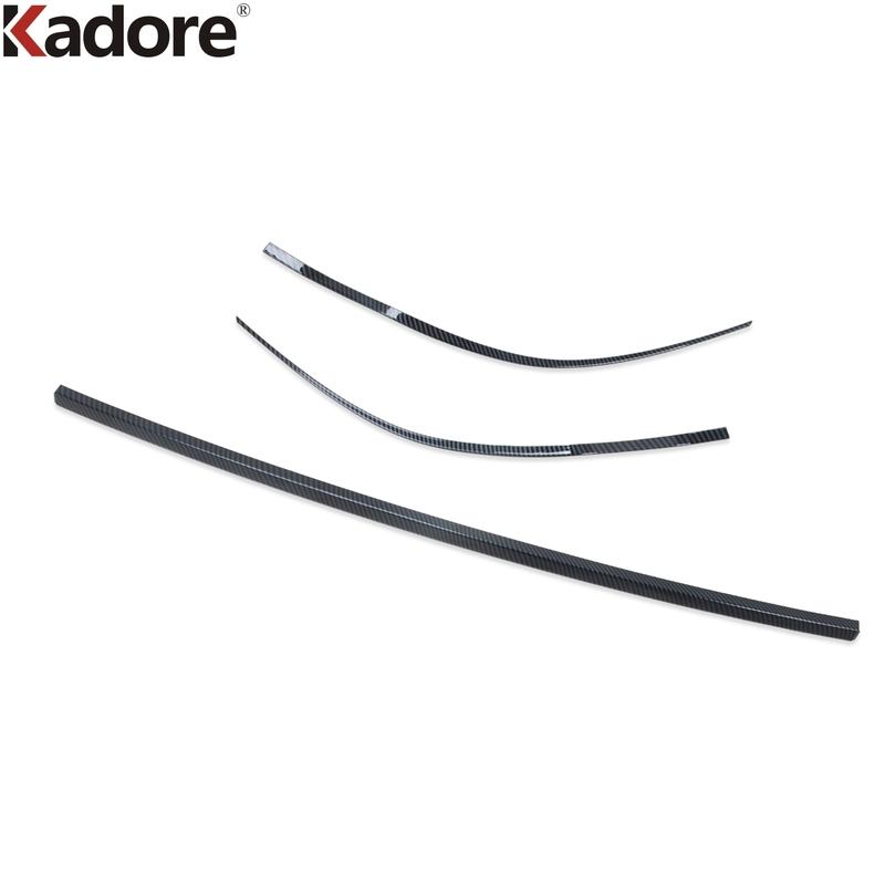 Rear Bottom Bumper Cover Trim For Hyundai Tucson NX4    2024 Carbon Fiber Car Tail Gate Molding Strip Accessories