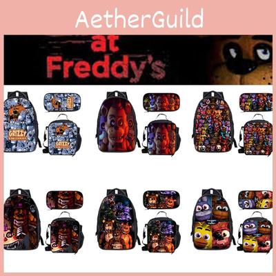 Five Nights At Freddy's Children's Backpack Set Durable Polyester Fabric Spacious 20-35l Capacity