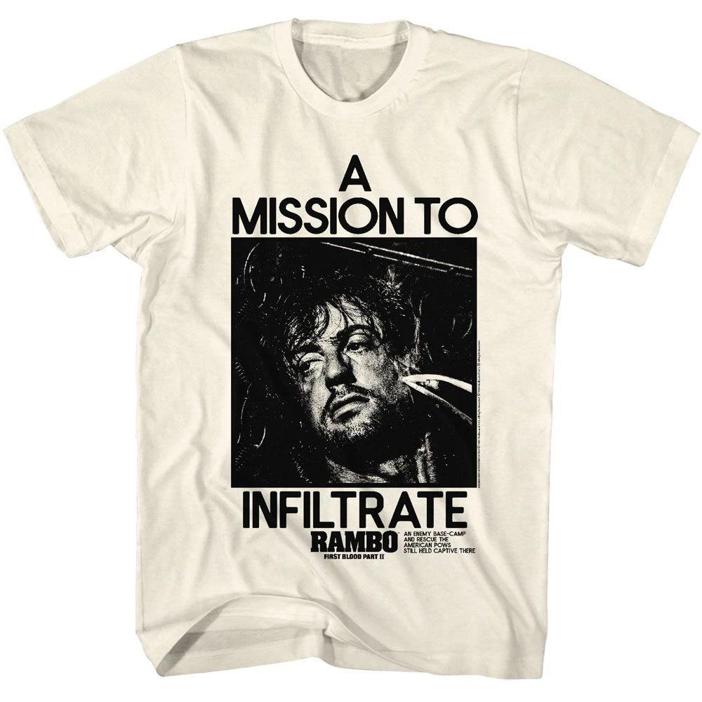 Rambo Mission To Infiltrate Natural Movie Children s T-shirt 140