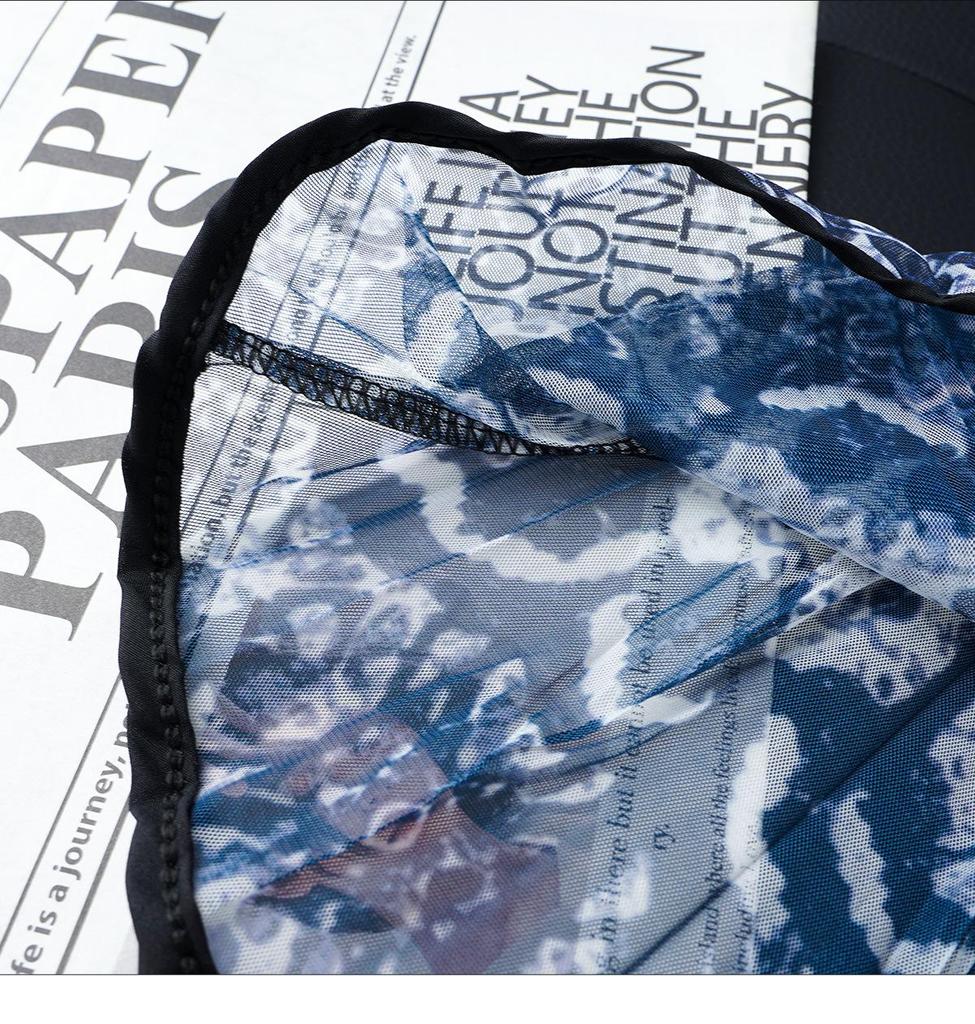 Women's High-Waist Slimming Retro Ethnic Mesh Pleated Skirt - 2026 Spring Collection