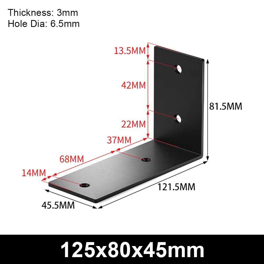 1Pcs 90 Degree Corner Stand L-shaped Mending Plate New Angle Bracket  Furniture Hardware