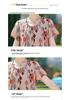 Mom's Summer Chic Two-Piece: Stylish Short-Sleeved T-shirt & Top for Elderly Women