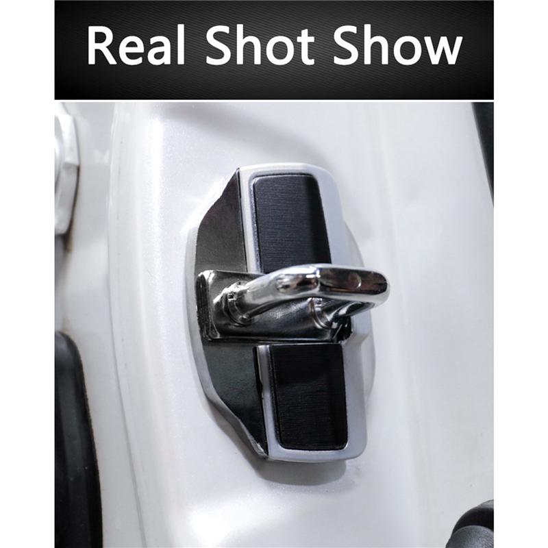 NEW-12Set TRD Door Lock Buckle Upgraded Stabilizer Cover Latches Stopper For-Lexus-Toyota Series Eliminate Abnormal Space