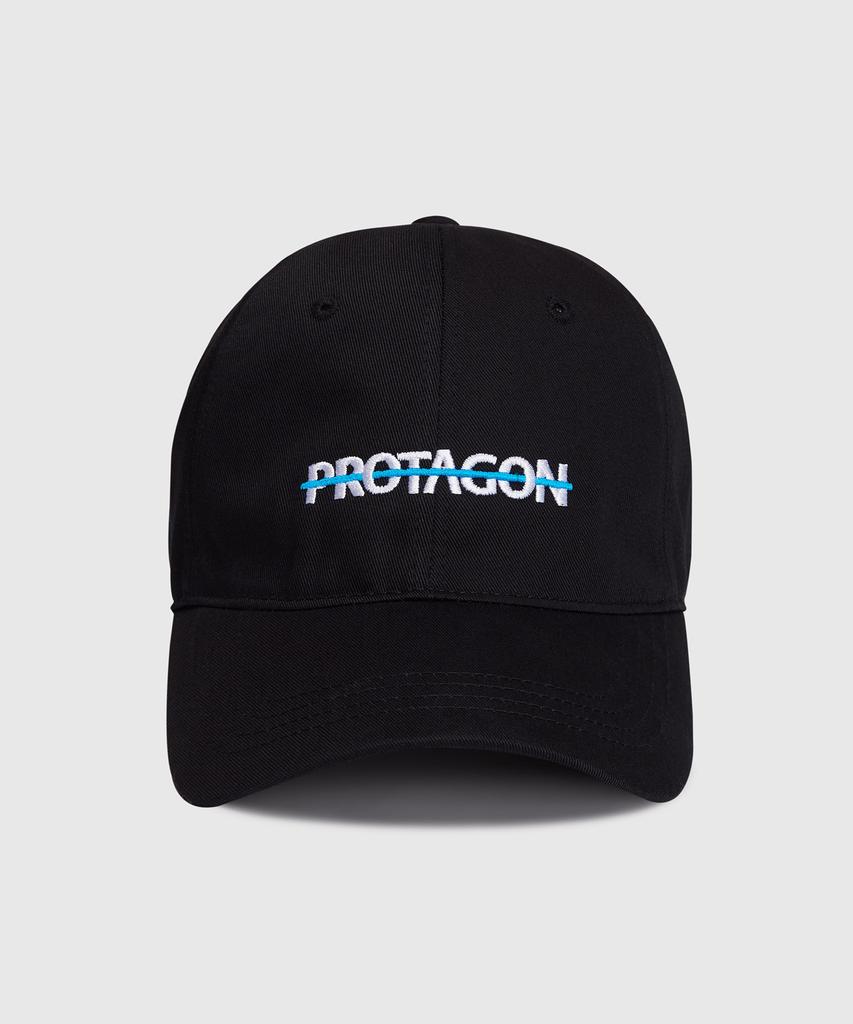 PROTAGON Parallel Line Logo Ball Cap (Black)