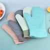 Extended Heat-Resistant Silicone Gloves for Cooking and Baking - High-Temperature Protection In Kitchen and Oven