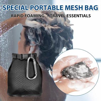 2Pcs Travel Soap Bags Roll-up Zipper Design Waterproof Leak-Resistant Travel Soap Container Quick Dry Soap Pouch