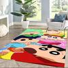 Cartoon Characters Adventure Square rugs are a great choice for living rooms, bedrooms, home décor, and as gifts.