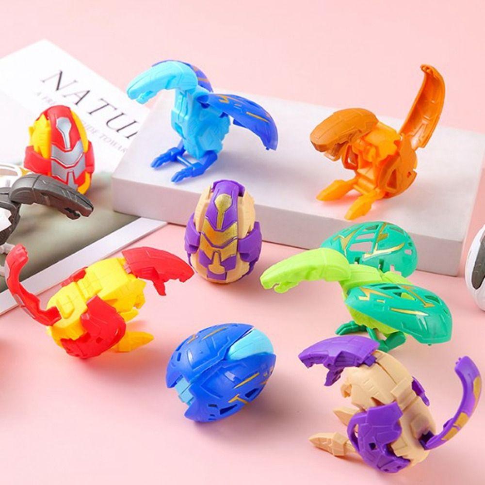 5pcs Multistyles Simulation Dinosaur Egg Plastic Twisted Egg Machines  Christmas Birthday Gifts