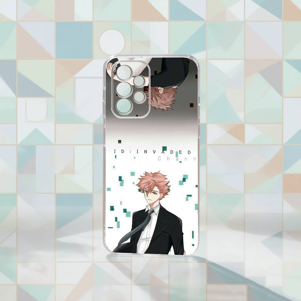 ID Invaded Akihito Narihisago Phone Case Transparent Silicone Soft For Samsung S25,S24,S21,S22,S23,S30,Ultra,S20,Plus,Fe