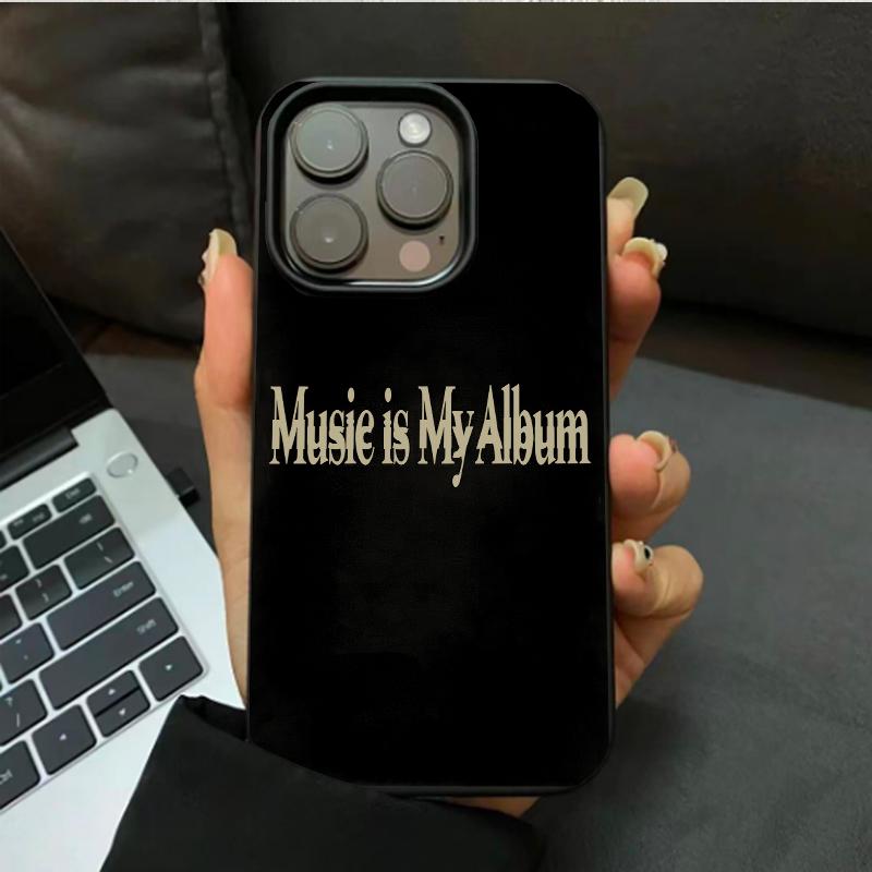Music is My Album Art Trend Phone Case For IPhone 17 16 15 14 13 12 11 Pro Max 16E 17Air X XR XS Max 7 8 Plus SE20 Soft Cover