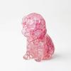 Resin Craft Pet Statue With Genuine Water Crystal For Modern Living Room Accent