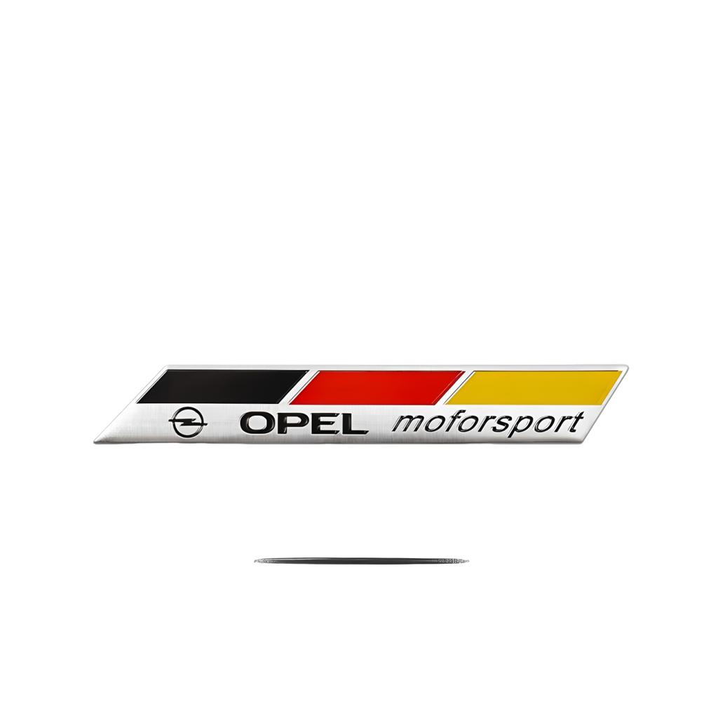 Aluminum car badge stickers can be freely pasted on the car body For Opel Insignia Astra Antara Meriva Zafira H G Corsa