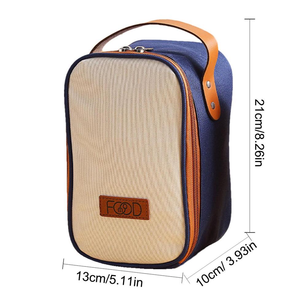 

Stackable Thermal Containers Stainless Steel Leak-Proof Lunch Storage Box 2-Tier Vacuum Insulated Thermos Hot Food Soup Bowl Jar A