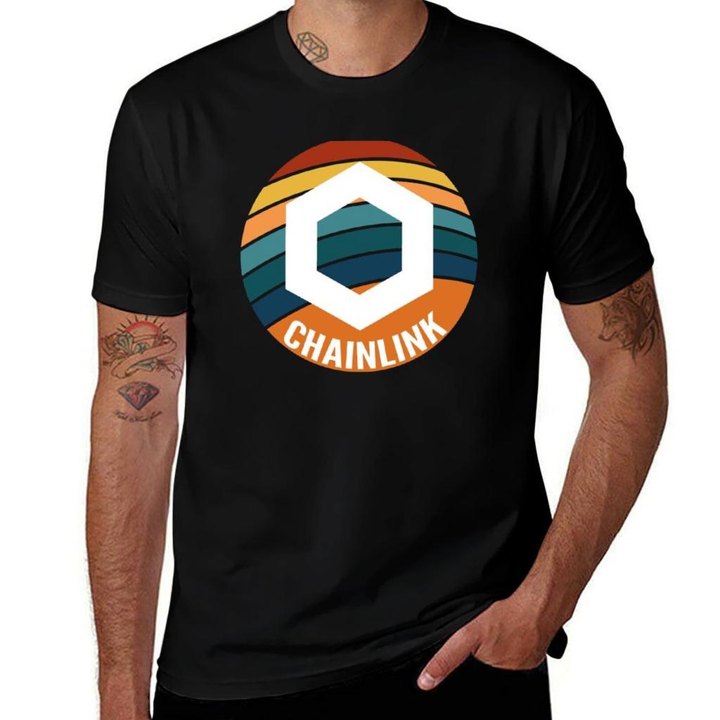 Chainlink Oval Sunset TShirt man t shirt graphic man t shirts graphic TShirt