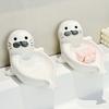 Cute Sea Lion Soap Dish Soap Box Bathroom Decor Organizer Self Draining Soap Holder  Kitchen