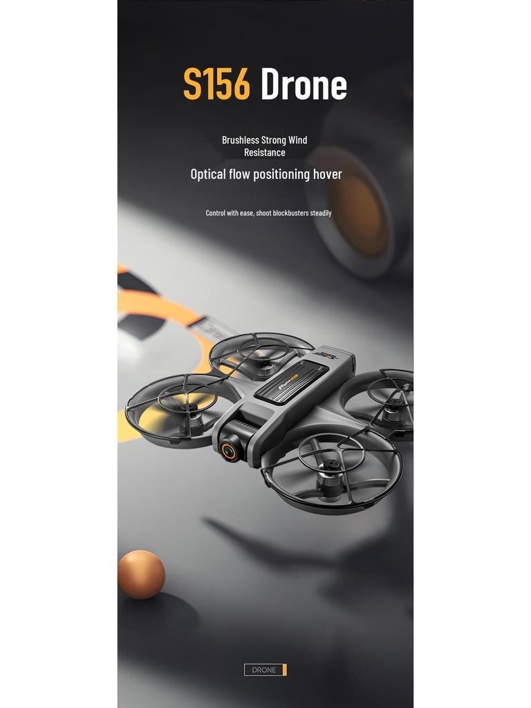 S156 Optical Flow Racing Drone with Screen Control, Large-Size Brushless Quadcopter
