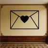 Forged Iron Heart Letter Wall Decor Black White Romantic Wedding Valentine Rustic Style