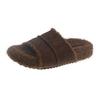 Fashion Designer Women's Lamb Wool Open Toes Slippers Retro Cotton Slides Autumn Winter Fur Shoes 2025 New Fashion Women's Shoes