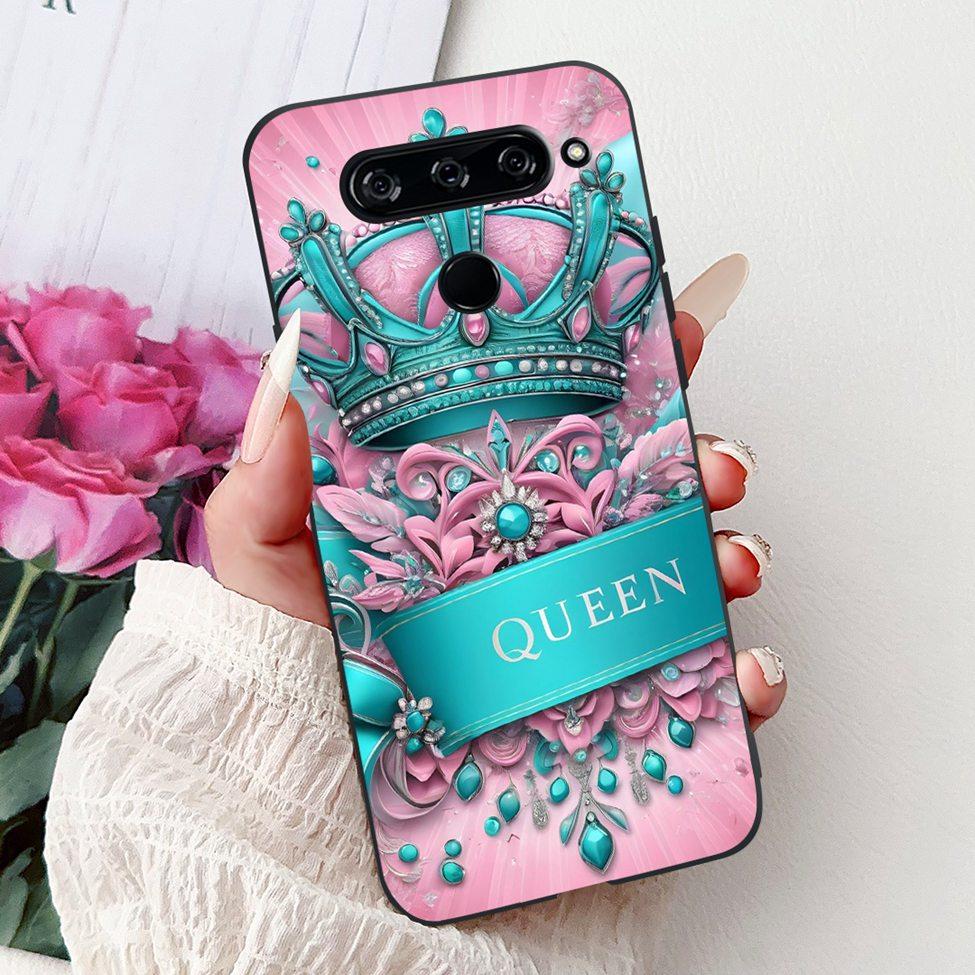 Funda For LG V40 ThinQ Case Cover Silicone Luxury Fashion Cute Cat Cool Shockproof Bumper Casing For LG V405 LM-V405 LM-V409N