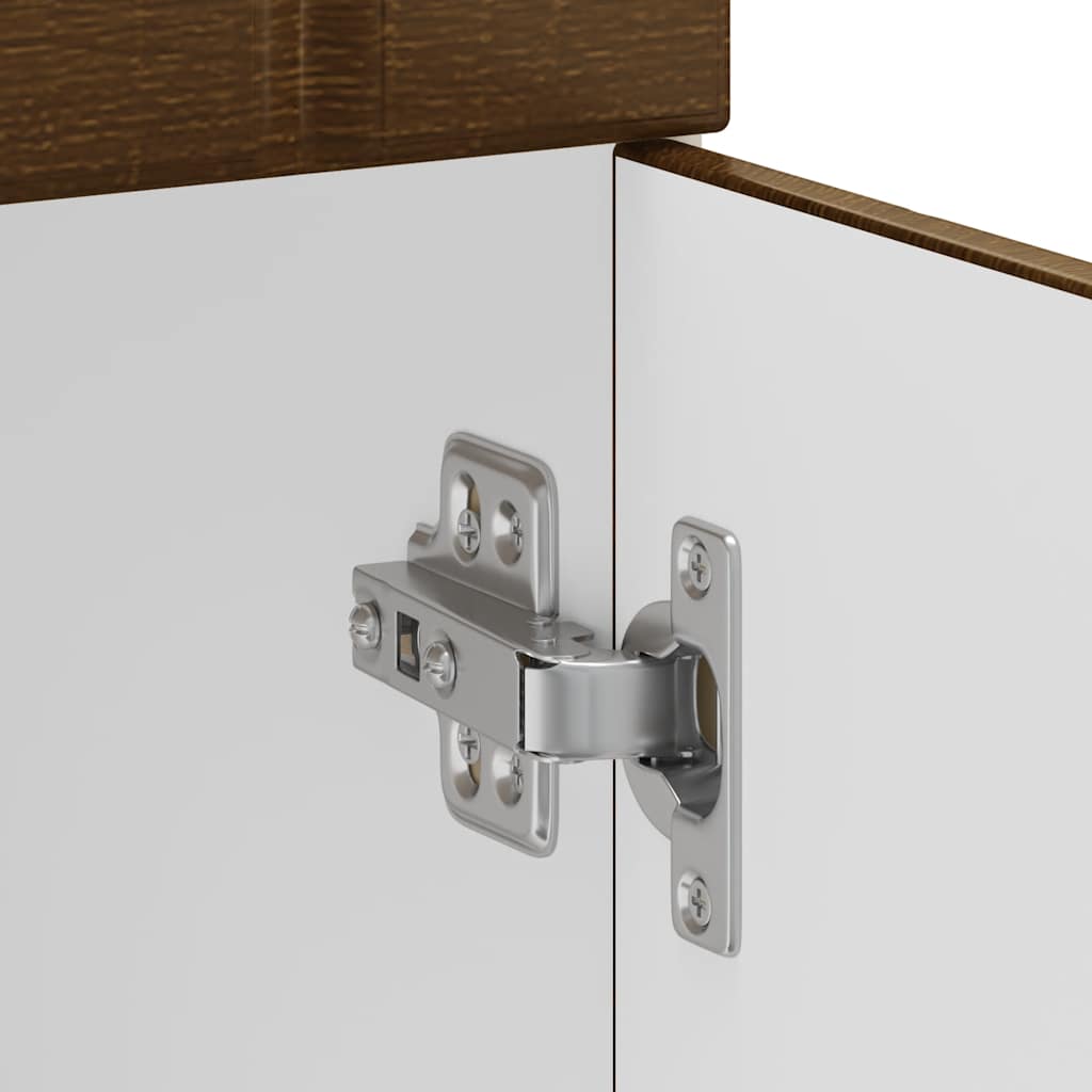 Kitchen Base Cabinet Lucca Brown Oak Effect Particleboard