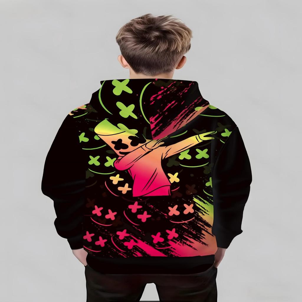 2026 Children's Hoodies 3D Printed New Men's and Women's Hoodies Casual Neutral Hoodies Children's Top Clothing