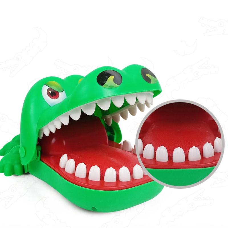 for Crocodile Teeth Toys Game for Kids for Crocodile Biting Finger Dentist Games Funny Toys for Creative Keychain Pendan