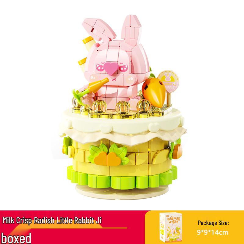 Hope Building Blocks: Kids' Educational Mousse Cake Baking Assembly Toy