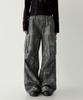 The Green Lab Vintage Washed Cargo Denim [Dark Grey]