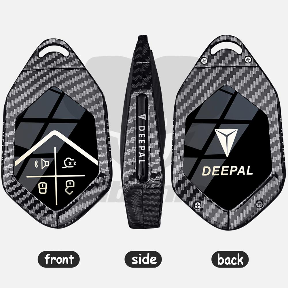 Zinc Alloy Car Key Case For Changan Deepal S7 S07 L07 S05 S7I Sl03 G318 Shenlan Remote Cover Bag Shell Keychain Fob Accessorie
