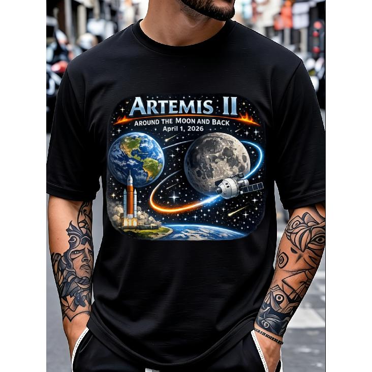 Artemis 2 II Rocket Launch Space Exploration Back to The Moon T-Shirt