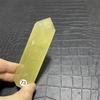 Natural Smoky Citrine Quartz Crystal Wand Single Pointed Quartz Stone Therapy Rod Magnetic Field Aggregation and Vertex