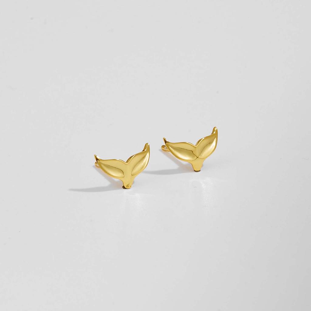 ANDYWEN New 925 Sterling Silver Gold Stud Earring Women 2023 Exquisite Fashion Jewelry Gift